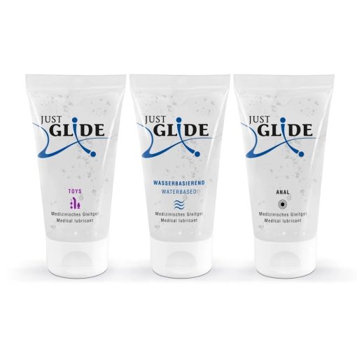 Just Glide 3x50 ml Vízbázisú Síkosító