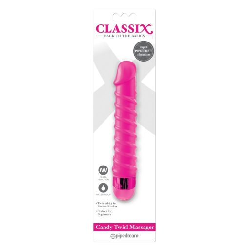 Classix Candy Twirl Massager Nonfiguratív Vibrátor