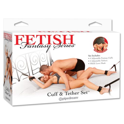 Cuff & Tether Set Black