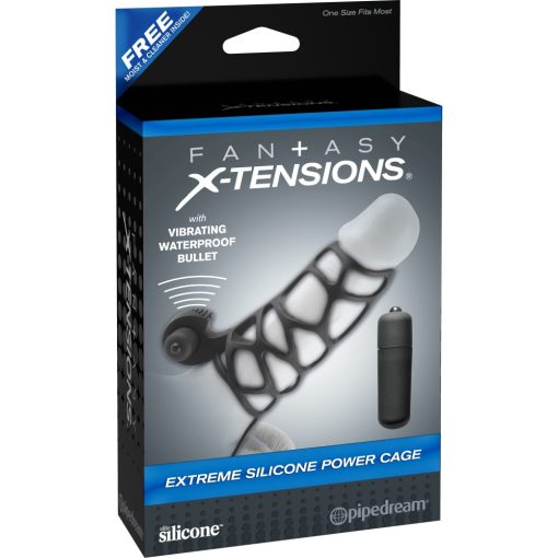 Extreme Silicone Power Cage  Black