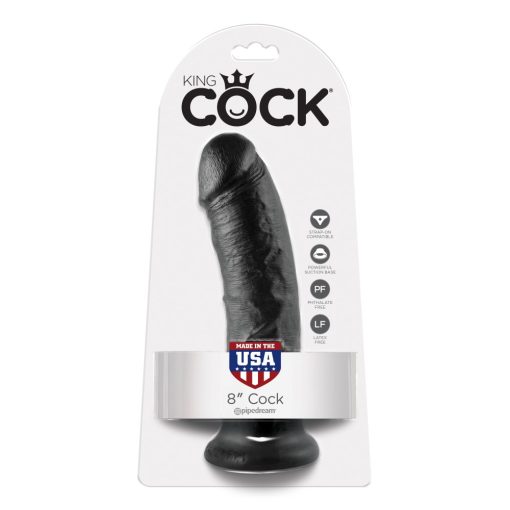 8" Cock  Black