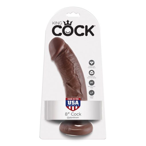 8" Cock  Brown