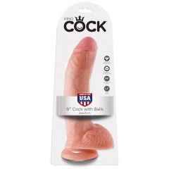 9" Cock with Balls  Light