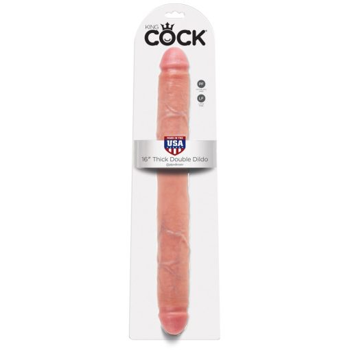 16" Thick Double Dildo  Light