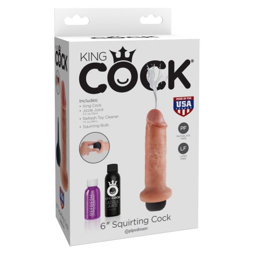 6" Squirting Cock  Light