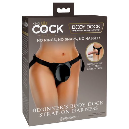 Beginner's Body Dock Strap-on Harness Black/ Black