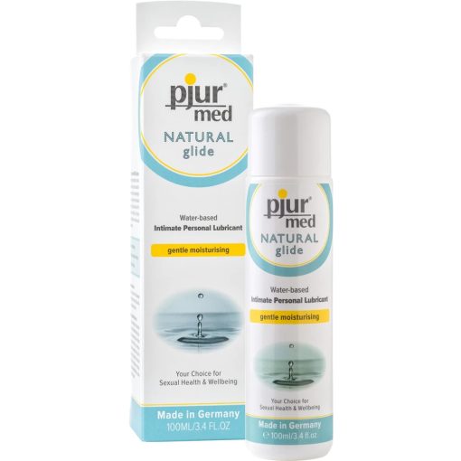 pjur® med NATURAL glide - 100 ml bottle Vízbázisú Síkosító