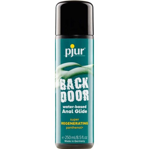 pjur BACK DOOR Regenerating Anal Glide Bottle 250 ml Vízbázisú Síkosító