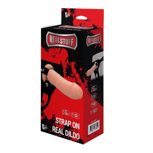 REALSTUFF STRAP ON REAL DILDO FLESH 2 Felcsatolható Eszköz