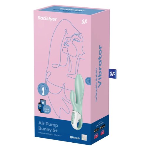 Air Pump Bunny 5+ mint Nonfiguratív Vibrátor