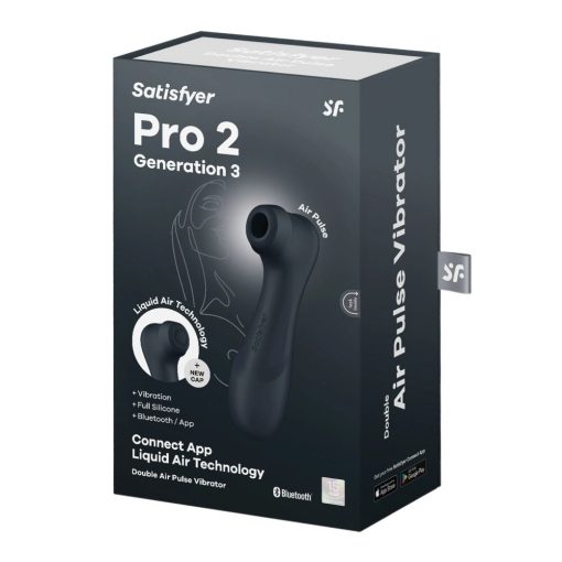 Pro 2 Generation 3 with Liquid Air black Bluetooth/App Csiklóizgató