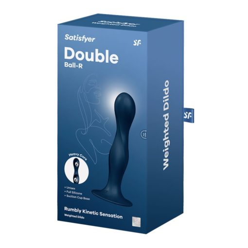 Double Ball-R dark blue Dildó