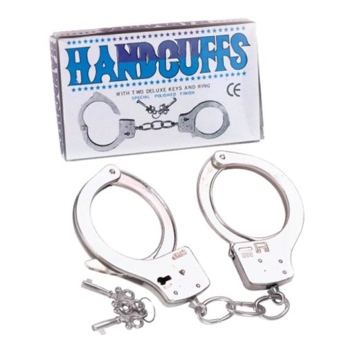 Large Metal Handcuffs With Keys Bilincs/Kötöző