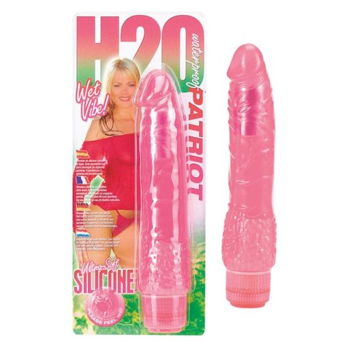 H2O Patriot Waterproof Vibrator Pink Realisztikus vibrátor