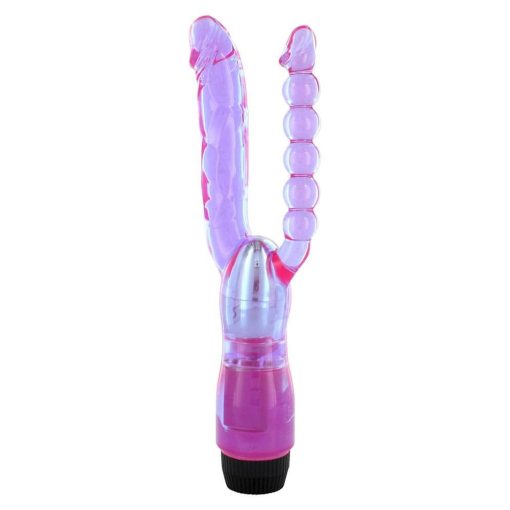 Xcel Double Penetrating Vibrator Purple Nonfiguratív Vibrátor