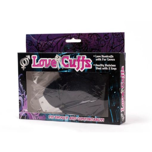 Love Cuffs Black Plush Bilincs/Kötöző