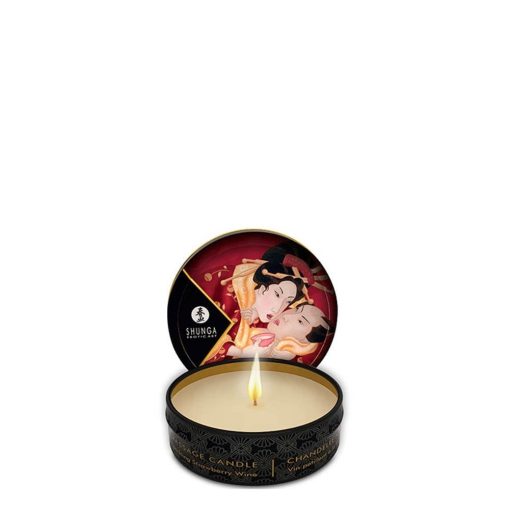 Mini Massage Candle 30ml/1oz Romance/Strawberry Spark.W. Masszázsgyertya/olaj