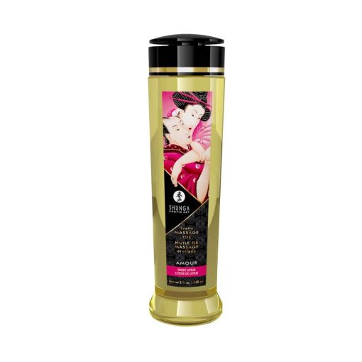 EROTIC MASSAGE OIL 240 ml / 8 oz SWEET LOTUS Masszázsgyertya/olaj