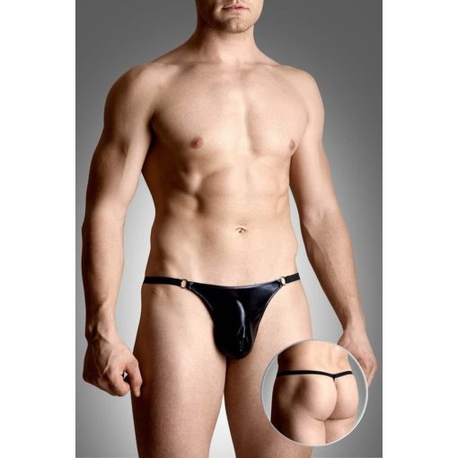 Mens thongs 4487 - black SL Férfi ruházat