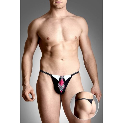 Mens thongs 4491 - black SL Férfi ruházat