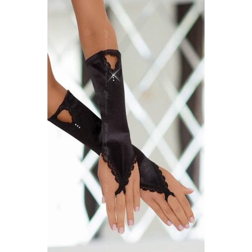 Gloves 7710 - black {} S-L Erotikus Kiegészítő