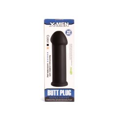 X-MEN 10 inch Butt Plug Black Fenékdugó