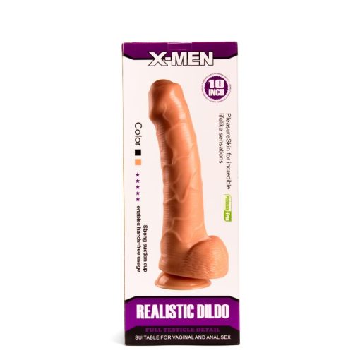 X-MEN Realistic Dildo 10 inch Flesh Dildó