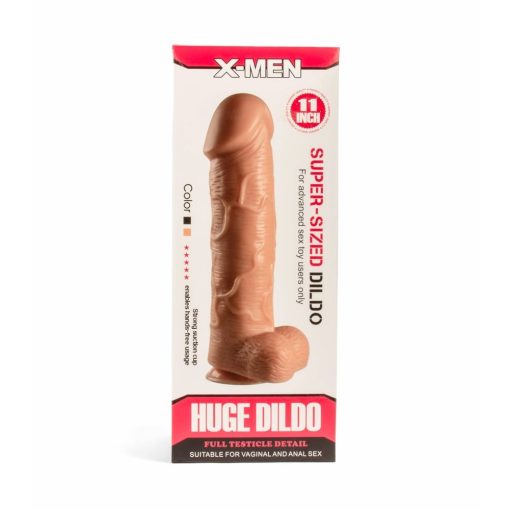 X-MEN Super Sized Dildo 11 inch Flesh II Dildó