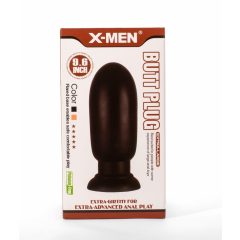 X-MEN 9.6" Huge Butt Plug Black 1 Fenékdugó