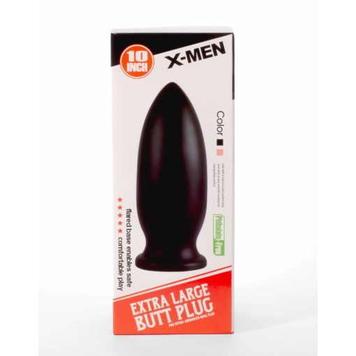 X-MEN 10" Extra Large Butt Plug Black Fenékdugó