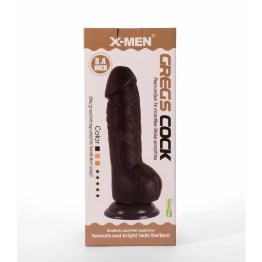 X-MEN Greg's 8.4" Cock Black Dildó