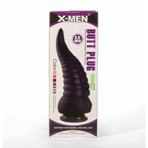 X-MEN 8" Butt Plug Black Fenékdugó