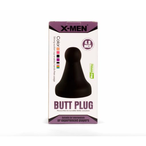 X-MEN 4.8" Butt Plug Black Fenékdugó