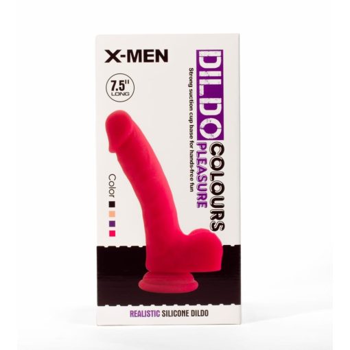 X-MEN 7.5" Dildo Colours Pleasure Flesh 3 Dildó