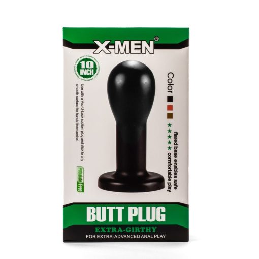 X-Men 8.86 Extra Girthy Butt Plug Black Fenékdugó