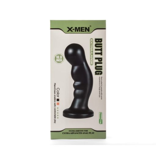 X-Men 10.9" Extra Large Butt Plug Black Fenékdugó