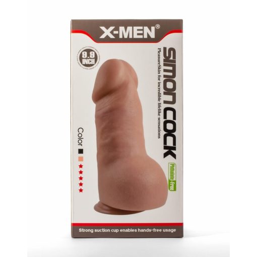 X-Men Simon 9.9" Cock Black Dildó