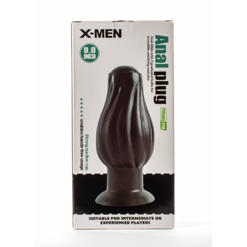 X-Men 7.5" Anal Plug Black Fenékdugó