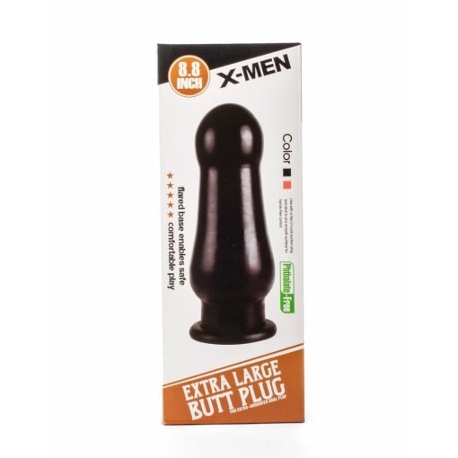 X-Men 8.8" Extra Large Butt Plug Black Fenékdugó