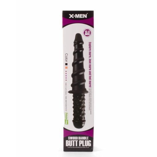 X-Men 13.8" Sword Handle Butt Plug Black I Fenékdugó