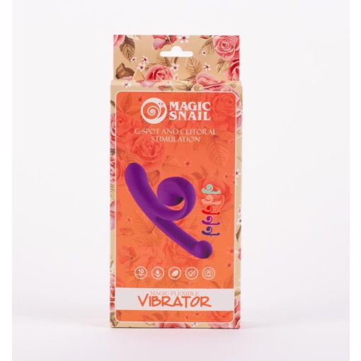 Magic Snail Magic Flexible Vibrator Purple Nonfiguratív Vibrátor