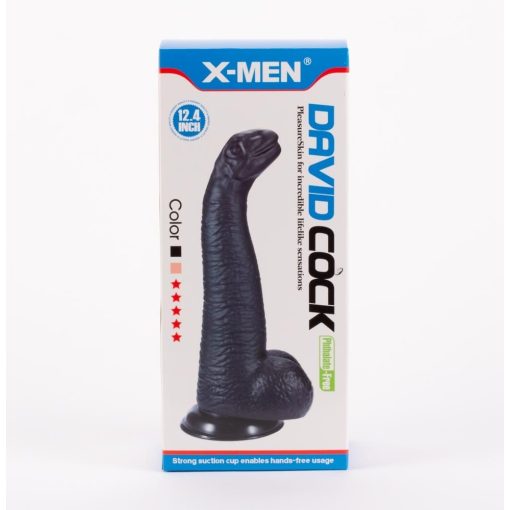 X-MEN David's 12.4" Cock Black I Dildó