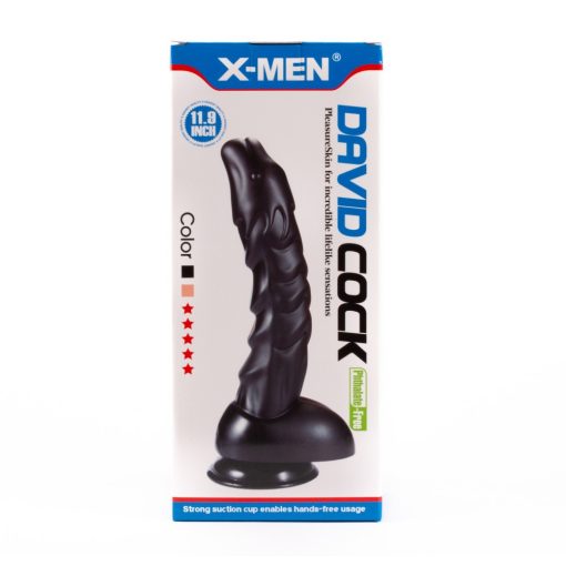 X-Men 11,9" David Cock black Dildó