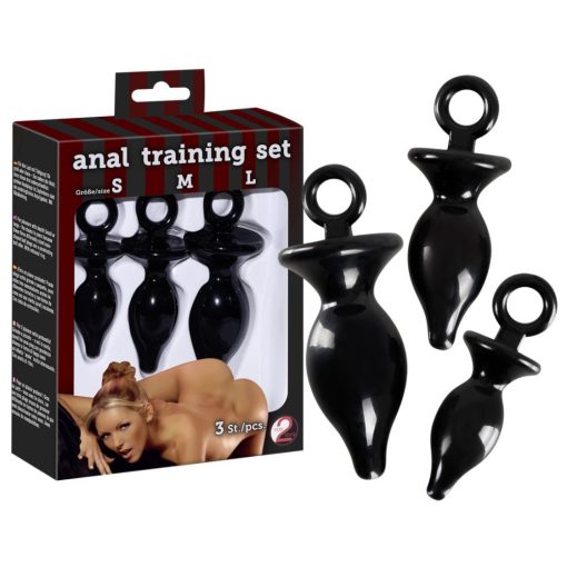 Anal Training Set Black Szett (segédeszközök)